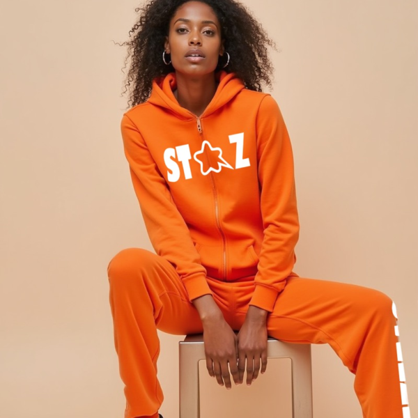 Unisex Orange Sweatpants