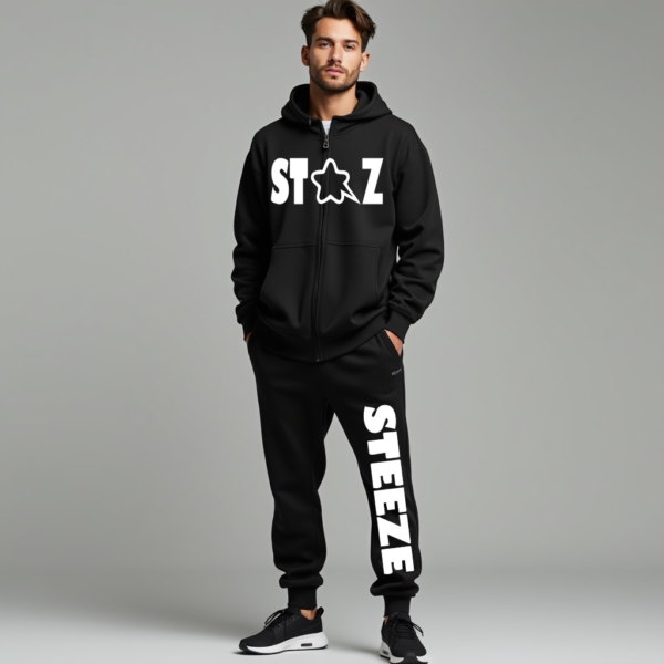 Unisex Black Sweatpants