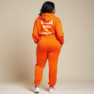 Unisex Orange Hoodie